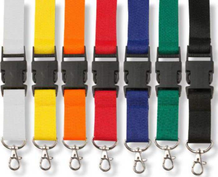 Keycord Bobbi | 2,5 cm | Buckle | Veiligheidssluiting