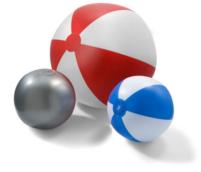 Opblaasbare strandbal Colour