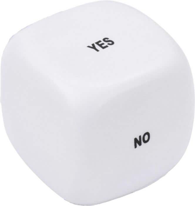 Stressbal Nestor | Dobbelsteenvorm | 4,8 cm