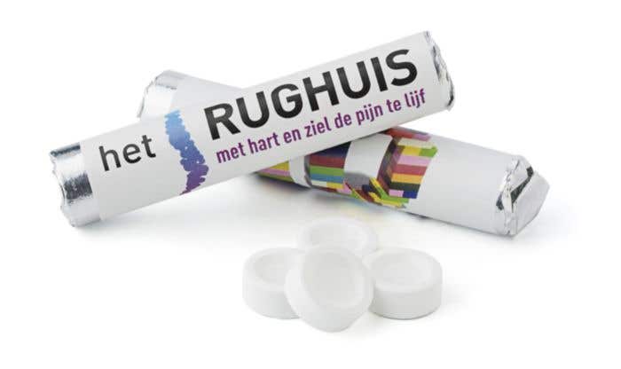 Snoeprolletjes in pepermunt of fruitsmaak [12 tabletten]