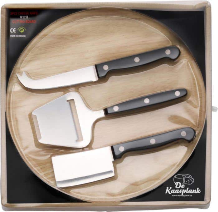 Rubberwood kaasplank Hollandaise [4-delig]
