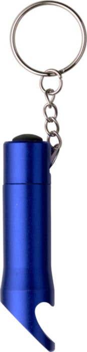 Sleutelhanger Carla | Aluminium | Zaklamp | Flesopener