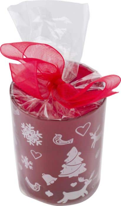 Waxinelichthouder Kirsten | Glas | Kerst | Met waxinelichtje