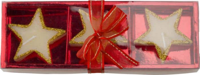 Kaarsenset Ster [3-delig]