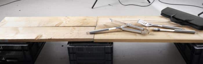 BBQ set Priscilla | RVS | 3-delig | Met opbergtas