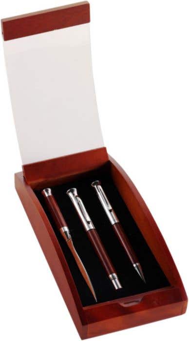 Schrijfset Rosewood [3-delig]