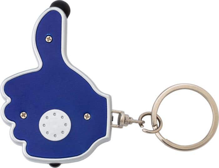 Stylus Sleutelhanger Duim met Lampje