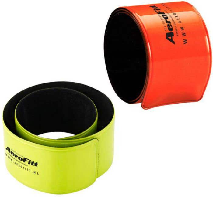 Reflecterende armband  Wrinkle Slap | Klapsluiting | Velours binnenzijde