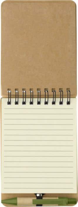Notitieboek Rodrigo | Gerecycled | Gelinieerd | Sticky notes | Met pen