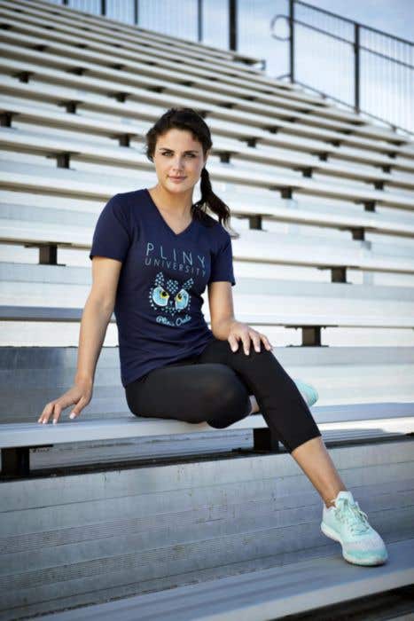 Elevate t-shirt Kawarta V-hals Dames