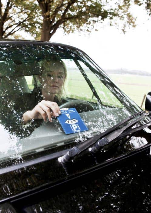 Parkeerschijf Cole | IJskrabber | Met winkelwagenmuntjes