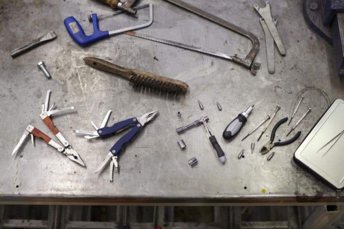 Multitool Repair | RVS | Etui met riemlus