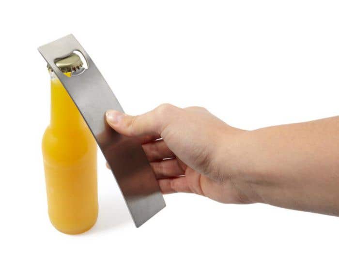 RVS flesopener