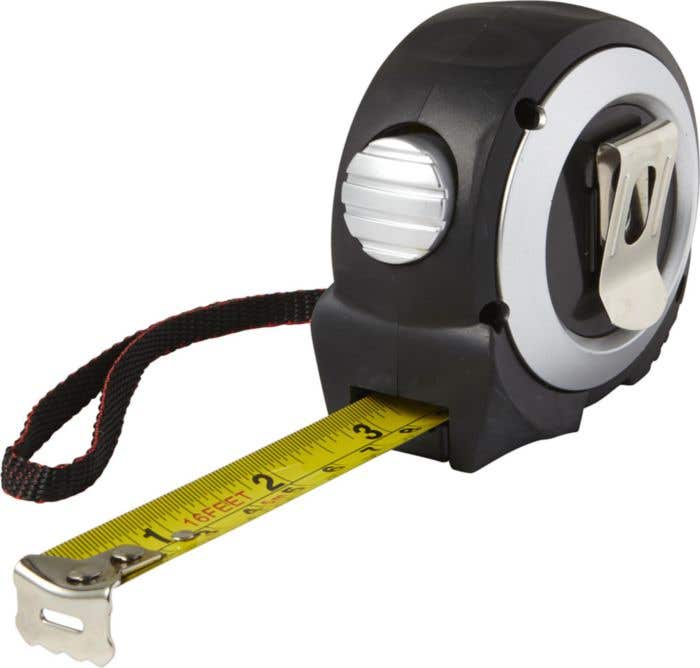 Rolmaat Mike | 5 m | Riemclip | Draaglus
