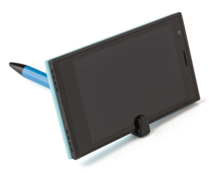 Balpen met telefoonhouder