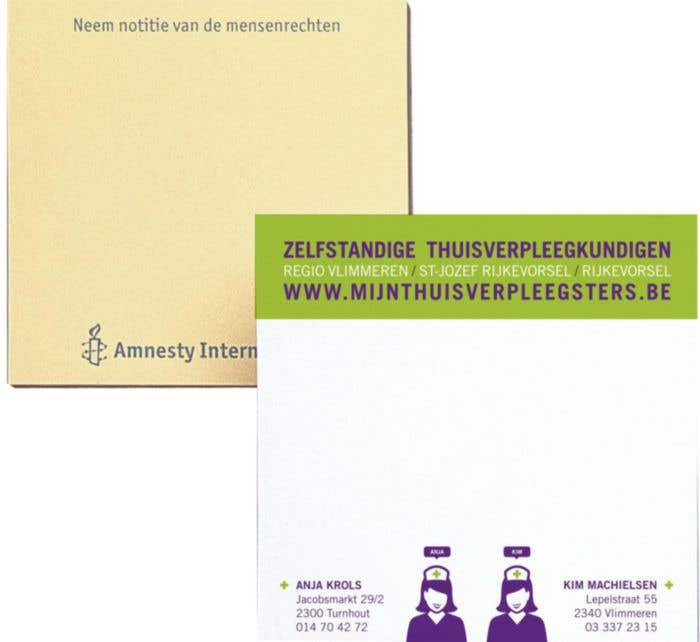 Zelfklevend memoblok [7x7,5 cm]