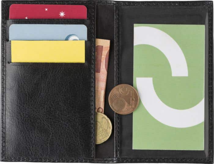 Leder creditcardhouder (RFID)