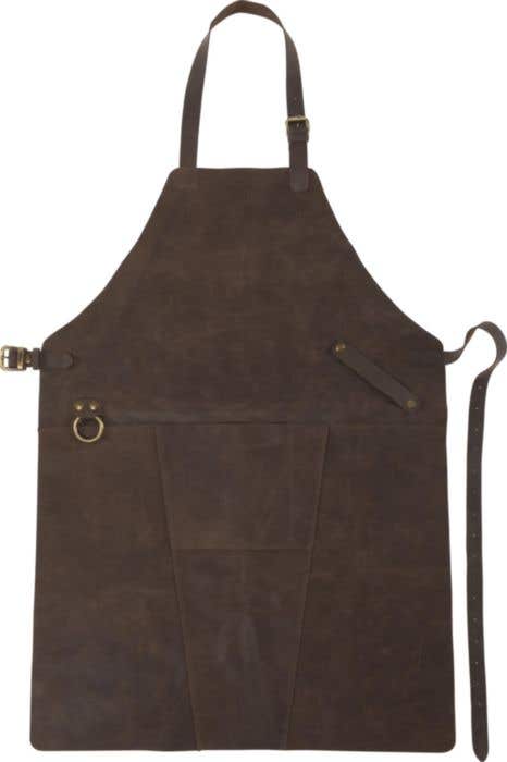 Leder keukenshort
