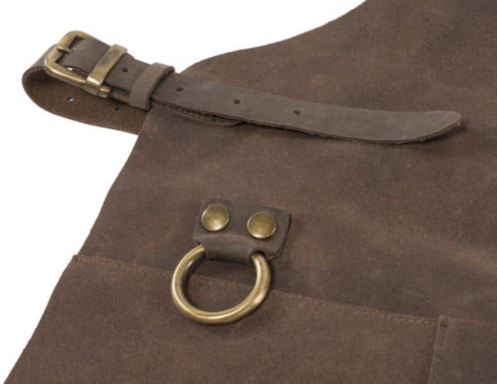 Leder keukenshort
