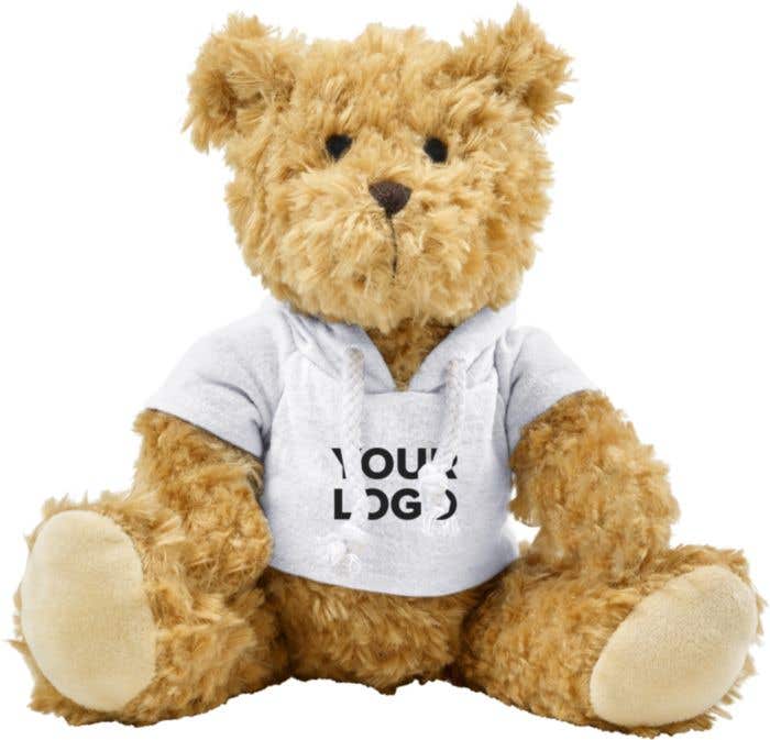 Pluche beer met hoodie