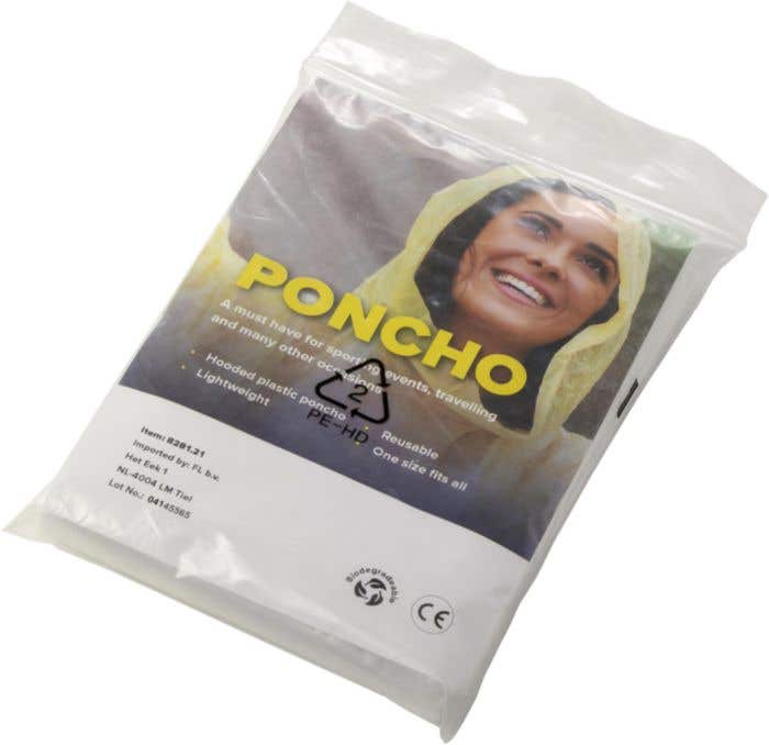 Biologisch afbreekbare poncho Jessica