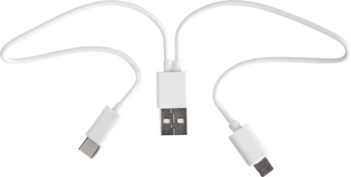 USB oplaadkabel met telefoonstandaard