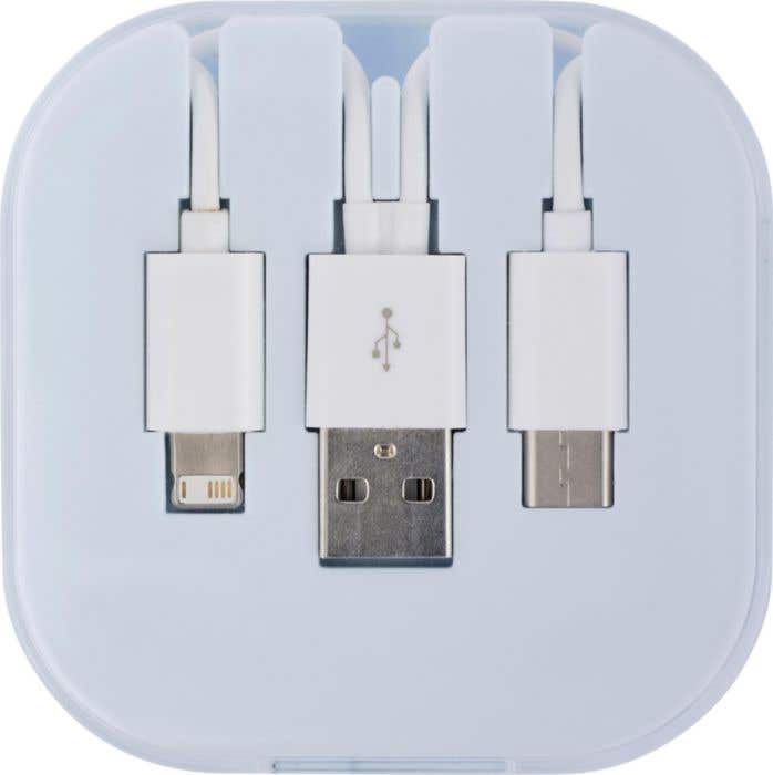 USB oplaadkabel met telefoonstandaard