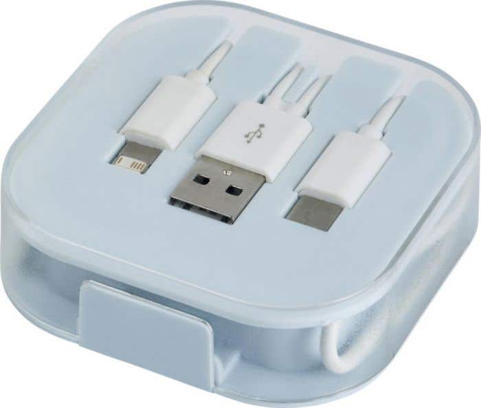 USB oplaadkabel met telefoonstandaard