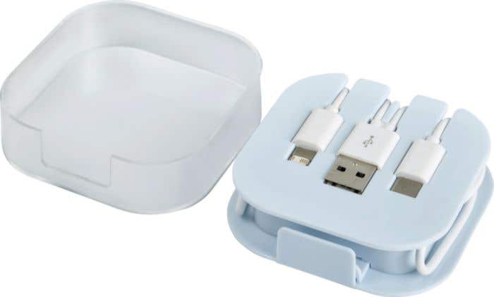 USB oplaadkabel met telefoonstandaard