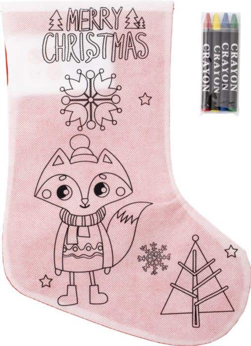 Teken kerstsok