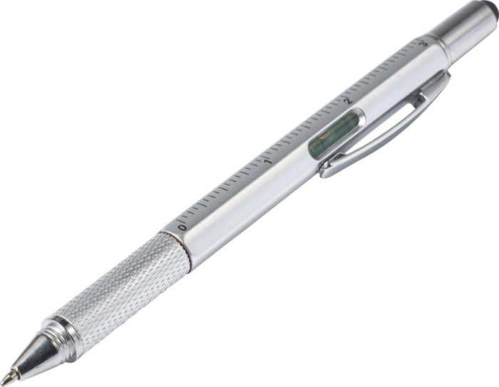 Stylus pen Ruler met Waterpas