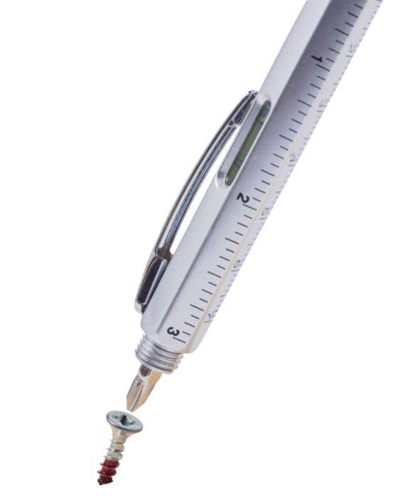 Stylus pen Ruler met Waterpas