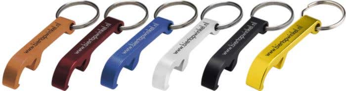 Flesopener met sleutelring