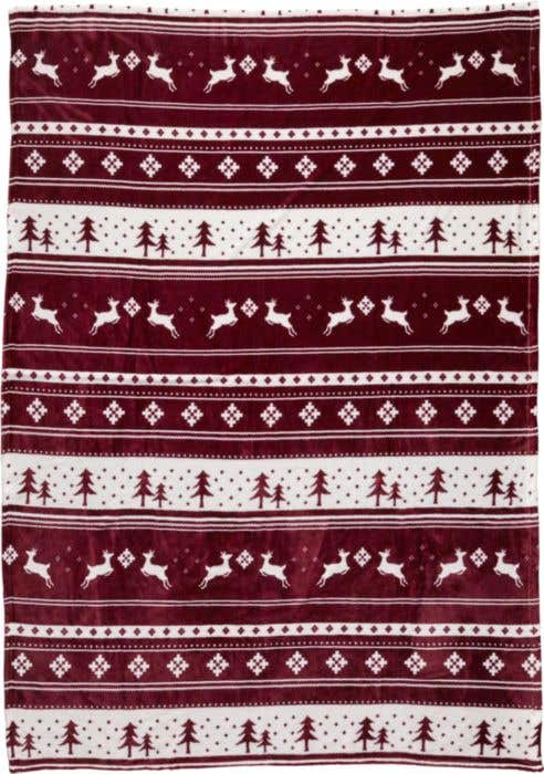 Fleece Deken Snowman