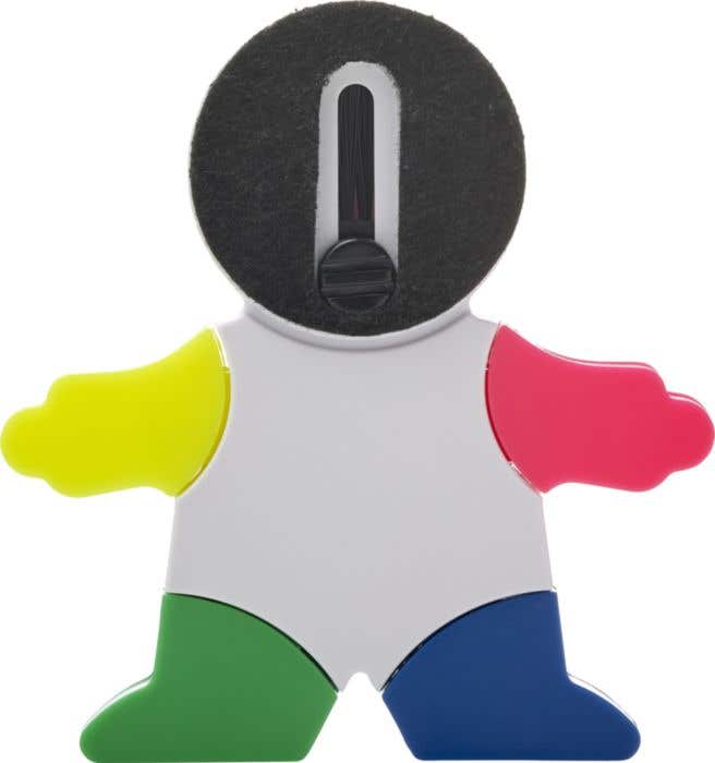 Markeerstift Ella | 4 kleuren | Toetsenbordborstel