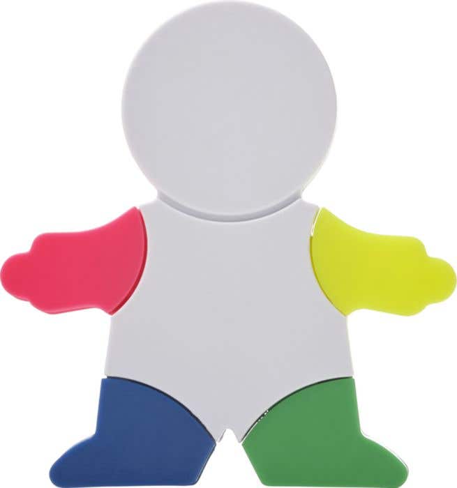 Markeerstift Ella | 4 kleuren | Toetsenbordborstel