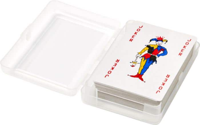 Speelkaarten in cassette