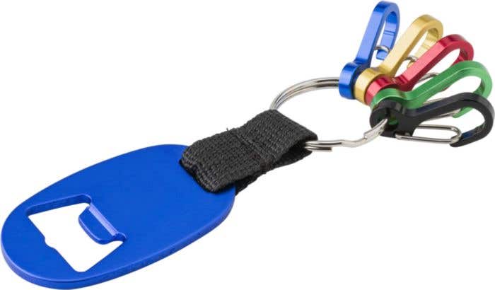 Flesopener met karabijnhaken