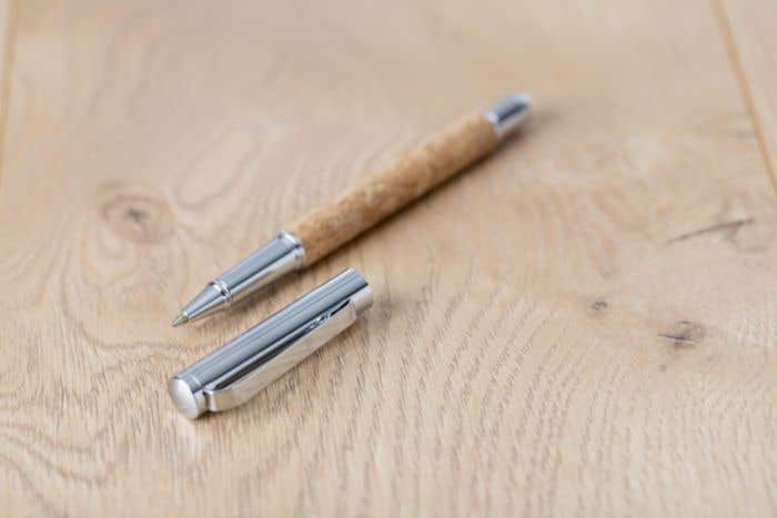 Schrijfset Elmer | Kurk | 2-delig | Balpen en rollerpen
