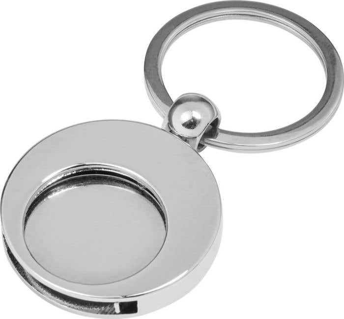 Sleutelhanger met winkelwagenmuntje