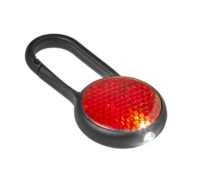 Veiligheidslampje met karabijnhaak
