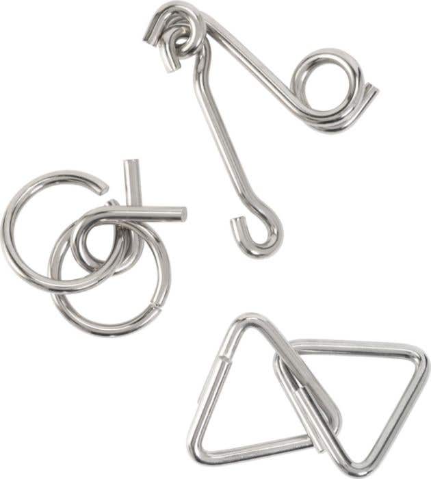 Puzzelset Nilo | Metaal | 3-delig | Katoenen zakje