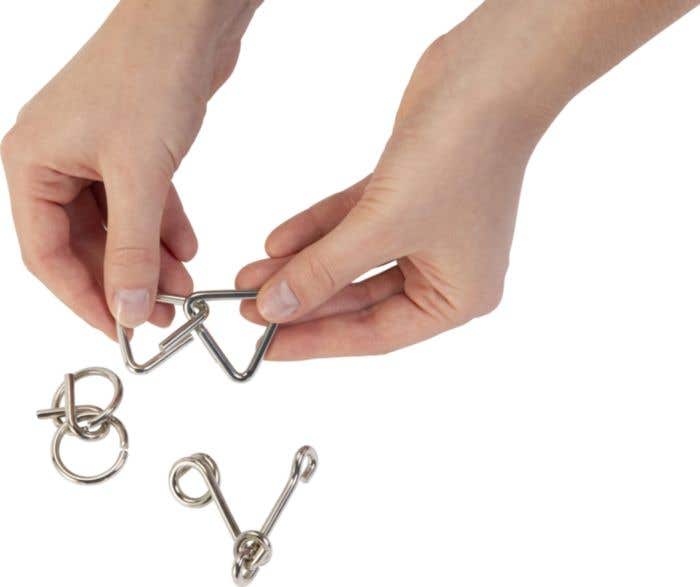 Puzzelset Nilo | Metaal | 3-delig | Katoenen zakje