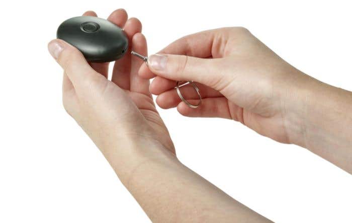 Sleutelhanger Harold | Persoonlijk alarm | 80 dB | LED-lampje