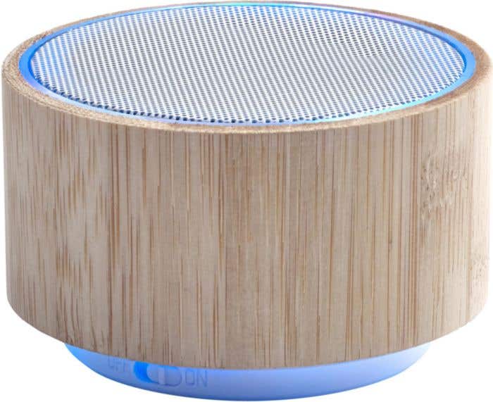 Speaker Sharon | Bamboe | Draadloos | Lichtstrips