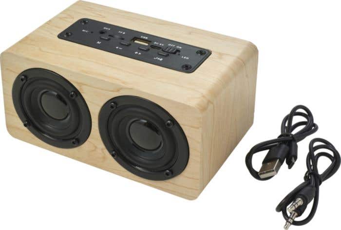 Draadloze speaker Duo Houtlook