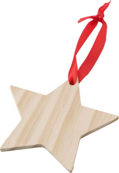 Houten ornament Ster