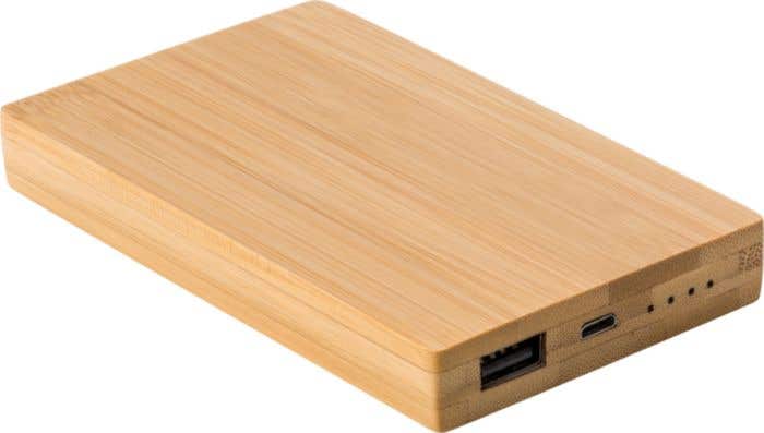 Bamboe powerbank [4.000 mAh]