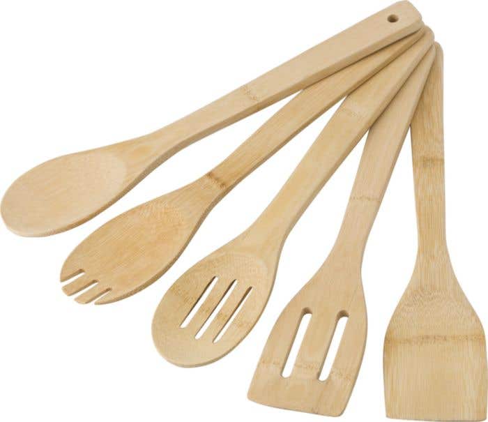 Spatelset Benny | Bamboe | 5-delig