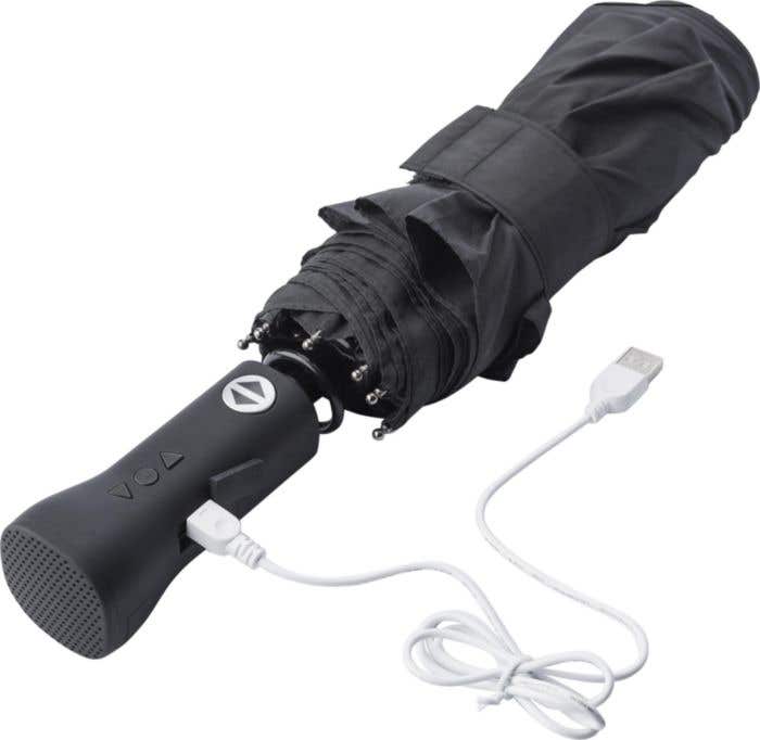 Opvouwbare paraplu met speaker